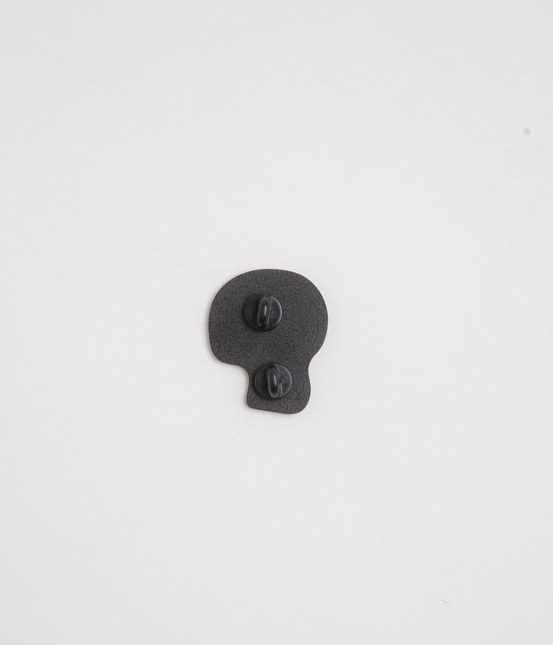 by Parra Skulled Enamel Pin in White