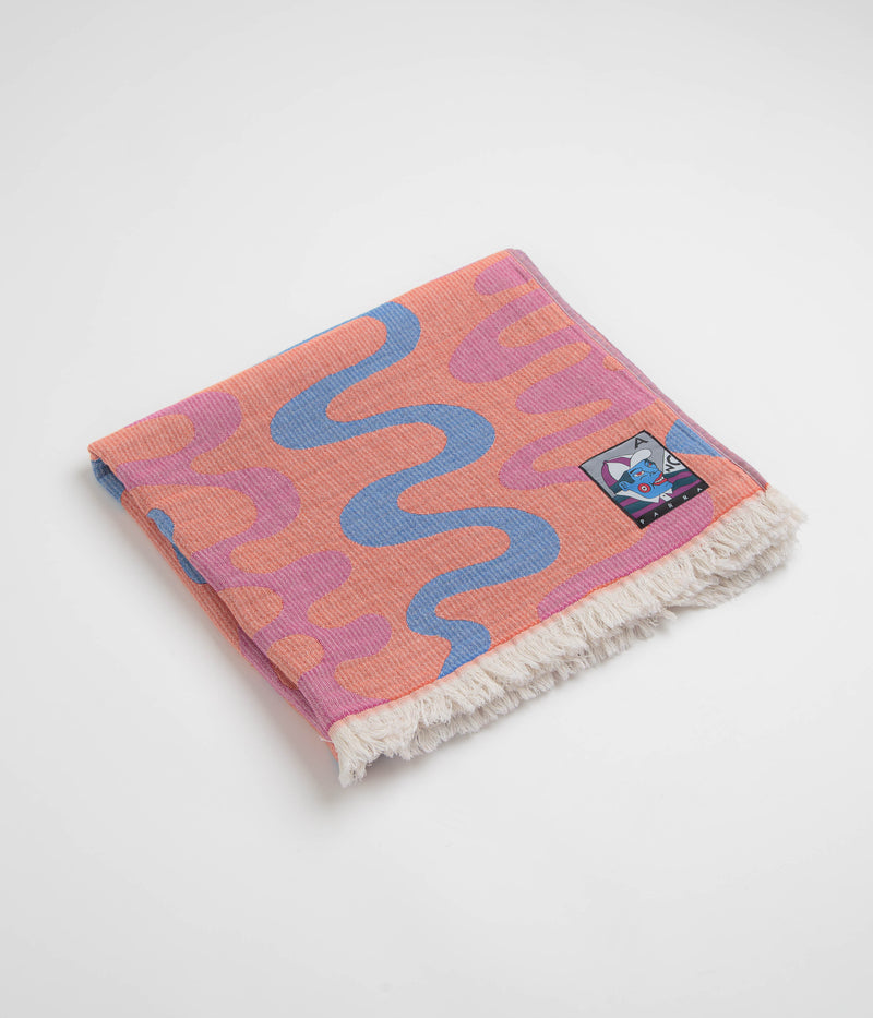 by Parra Splashed Hammam Beach Towel in Orange