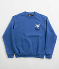 by Parra Wheel Chested Bird Crewneck Sweatshirt in Blue