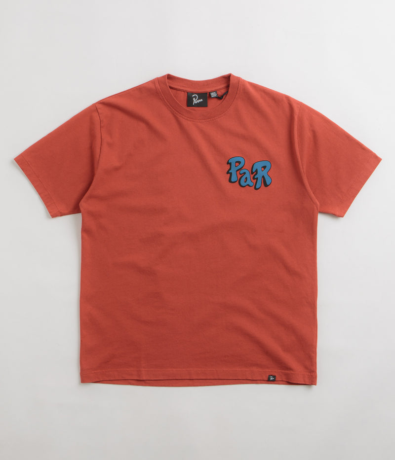 by Parra Wheeled Bird T-Shirt in Rust