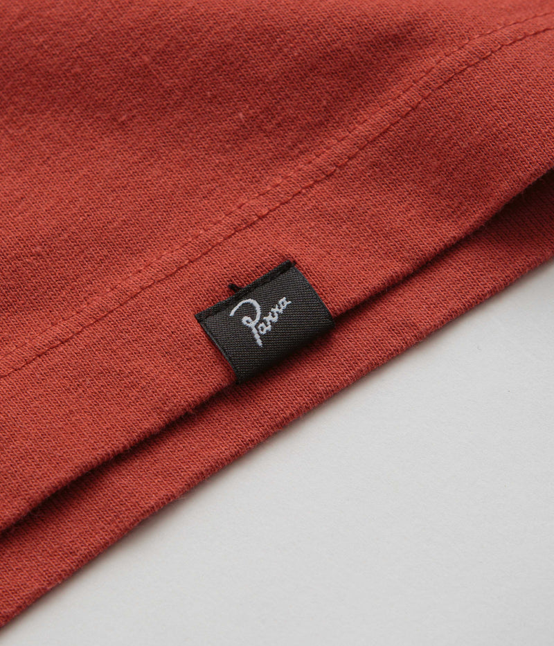 by Parra Wheeled Bird T-Shirt in Rust
