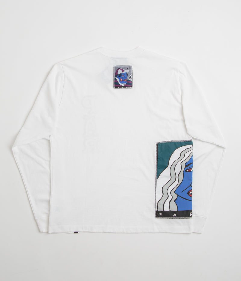 by Parra Your Face Long Sleeve T-Shirt in White