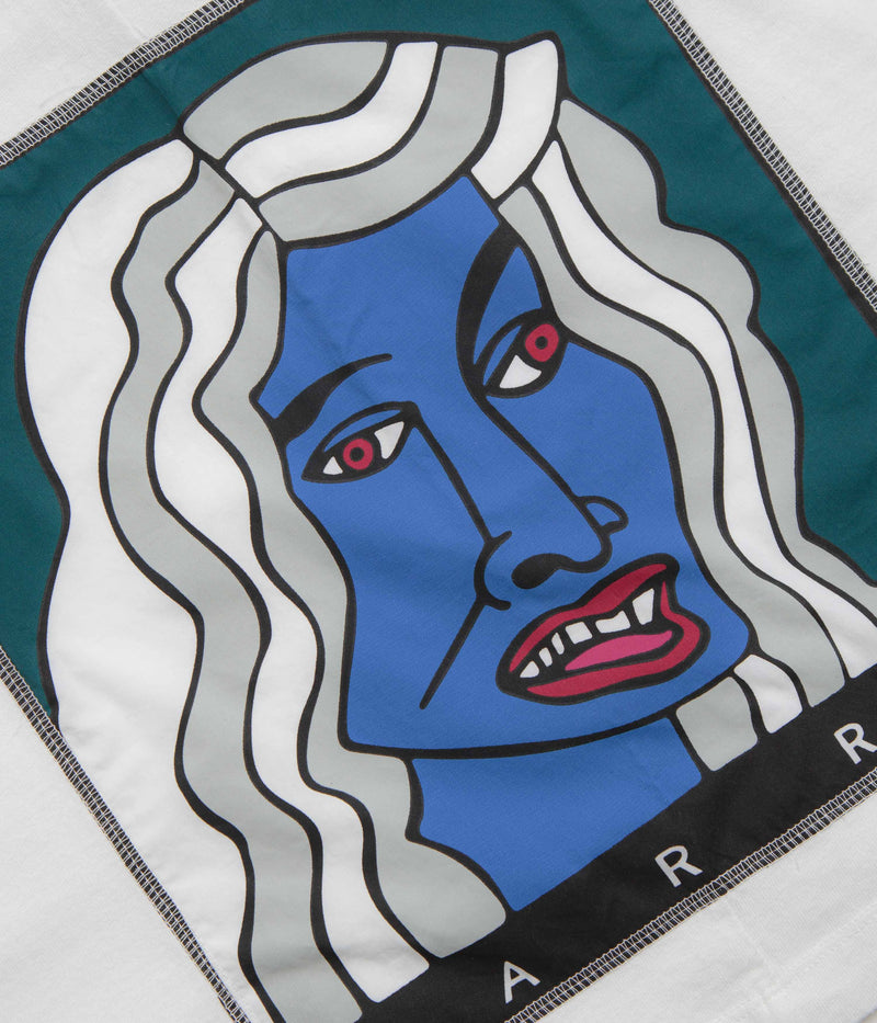 by Parra Your Face Long Sleeve T-Shirt in White