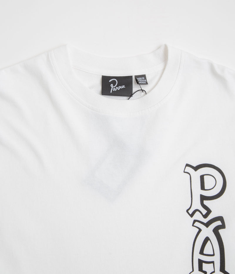 by Parra Your Face Long Sleeve T-Shirt in White