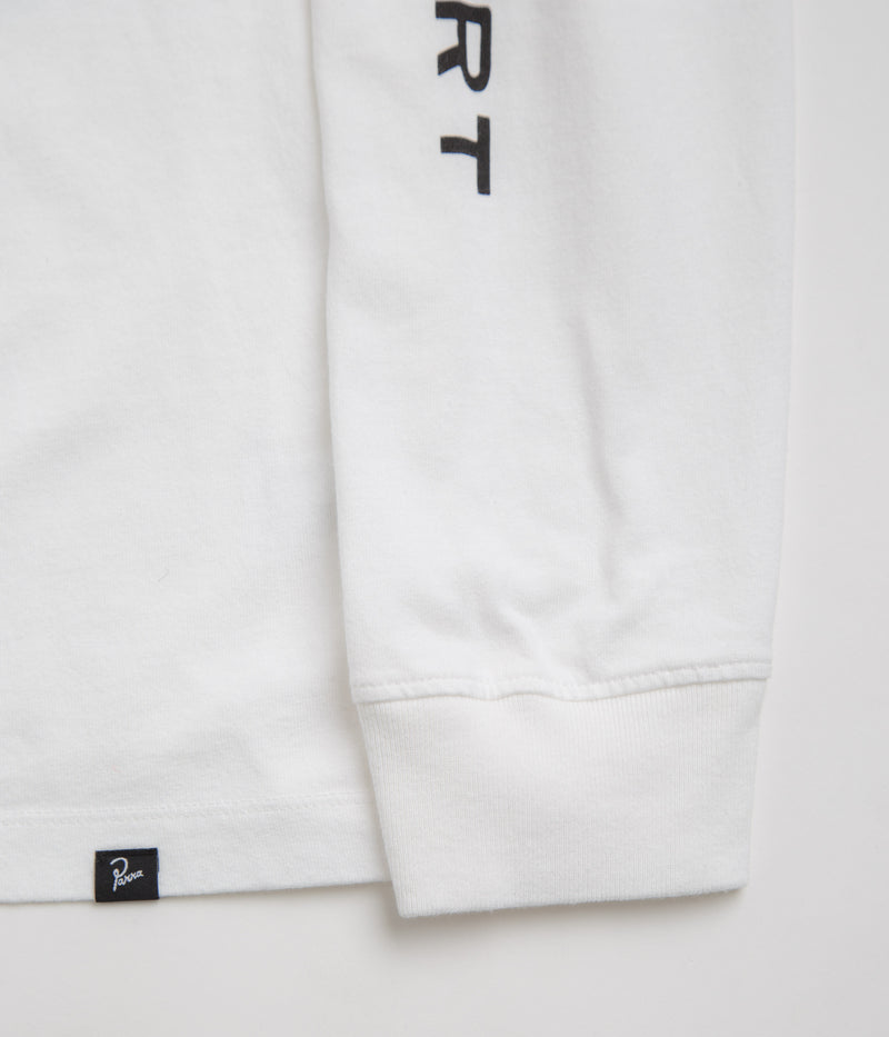 by Parra Your Face Long Sleeve T-Shirt in White