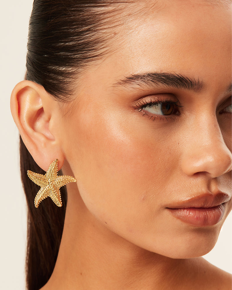 CALINDA EARRING - GOLD-JEWELLERY-Billini-O/S-Billini
