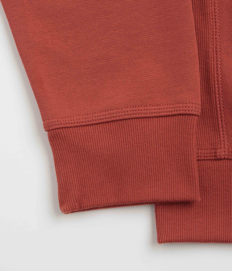 Carhartt American Script Crewneck Sweatshirt in Oxide Red