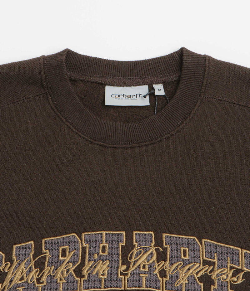 Carhartt Big School Crewneck Sweatshirt in Tobacco