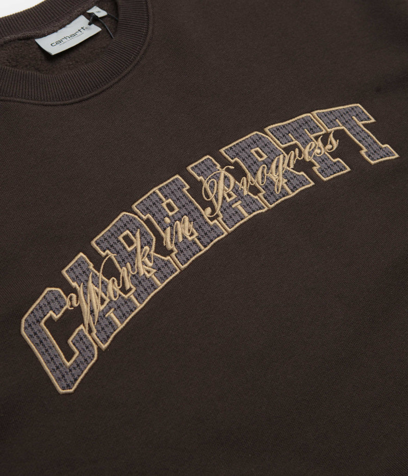 Carhartt Big School Crewneck Sweatshirt in Tobacco