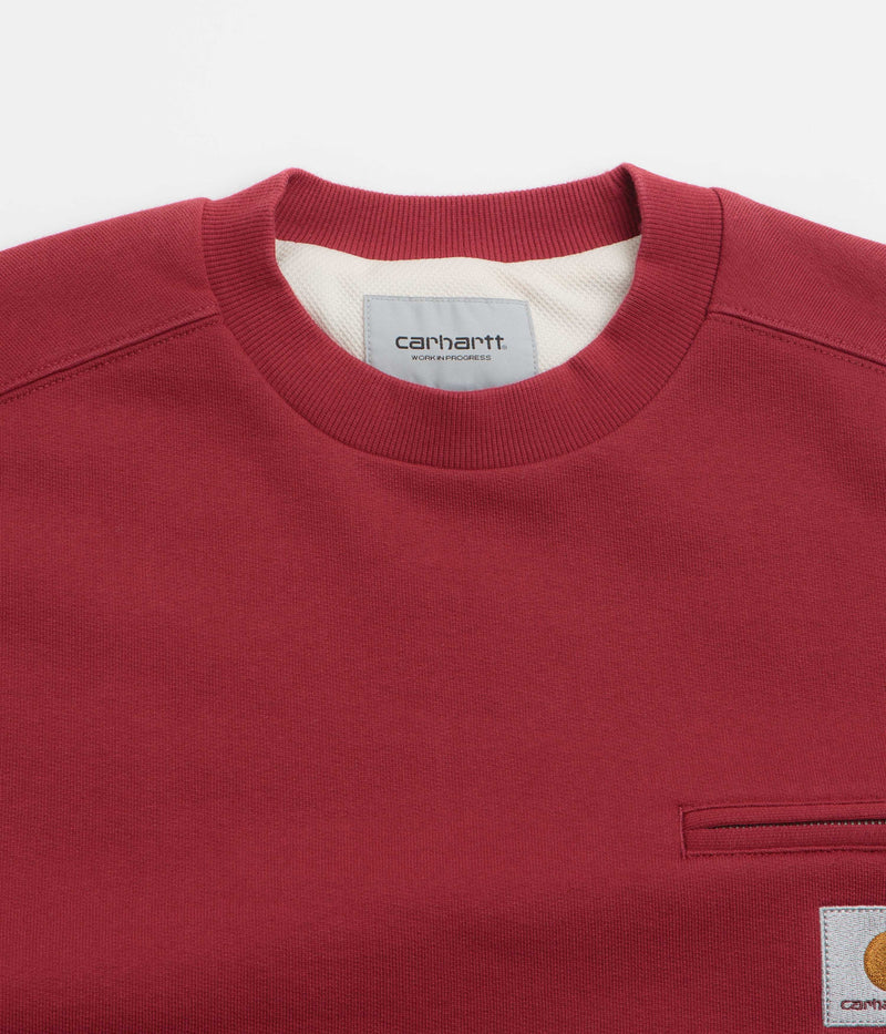 Carhartt Detroit Crewneck Sweatshirt in Scarlet