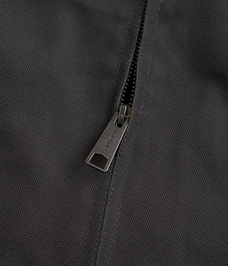 Carhartt Detroit Jacket in Graphite and Black Rigid