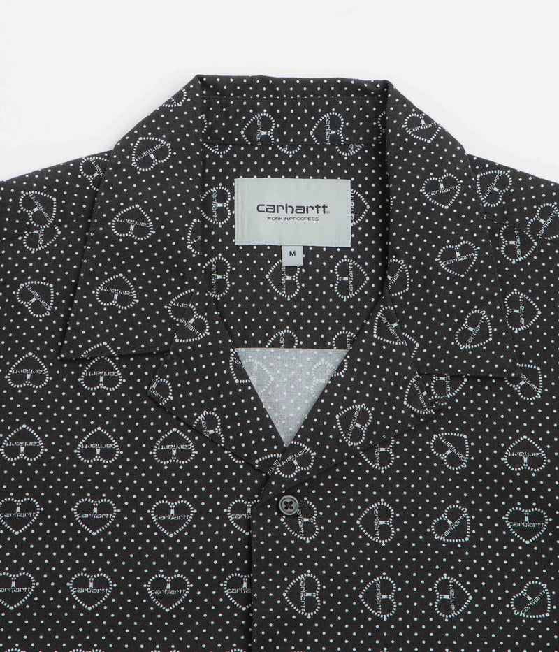 Carhartt Furoshiki Short Sleeve Shirt in Furoshiki Print and Black
