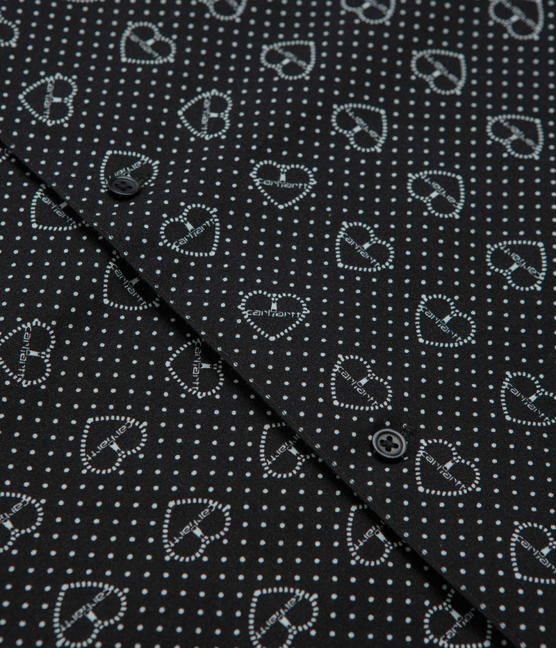 Carhartt Furoshiki Short Sleeve Shirt in Furoshiki Print and Black