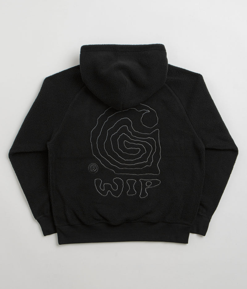 Carhartt Helix Hoodie in Black and Porphyry