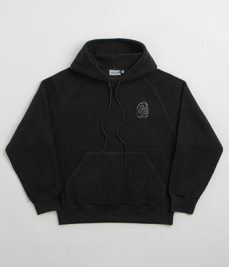 Carhartt Helix Hoodie in Black and Porphyry