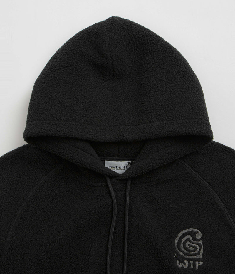 Carhartt Helix Hoodie in Black and Porphyry