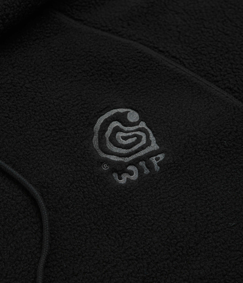 Carhartt Helix Hoodie in Black and Porphyry