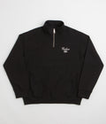 Carhartt Longhand Half Zip Sweatshirt in Black and White