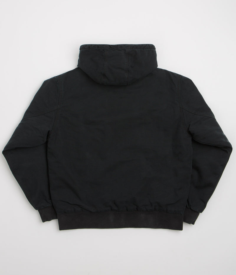 Carhartt OG Active Jacket in Black and Black Stone Canvas