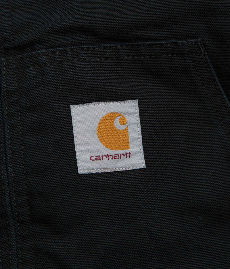 Carhartt OG Active Jacket in Black and Black Stone Canvas