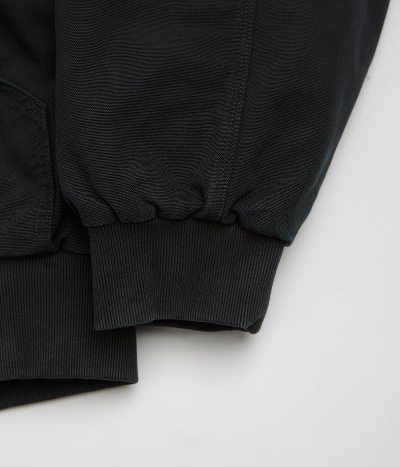 Carhartt OG Active Jacket in Black and Black Stone Canvas