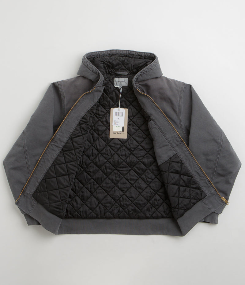 Carhartt OG Active Jacket in Graphite Stone Canvas