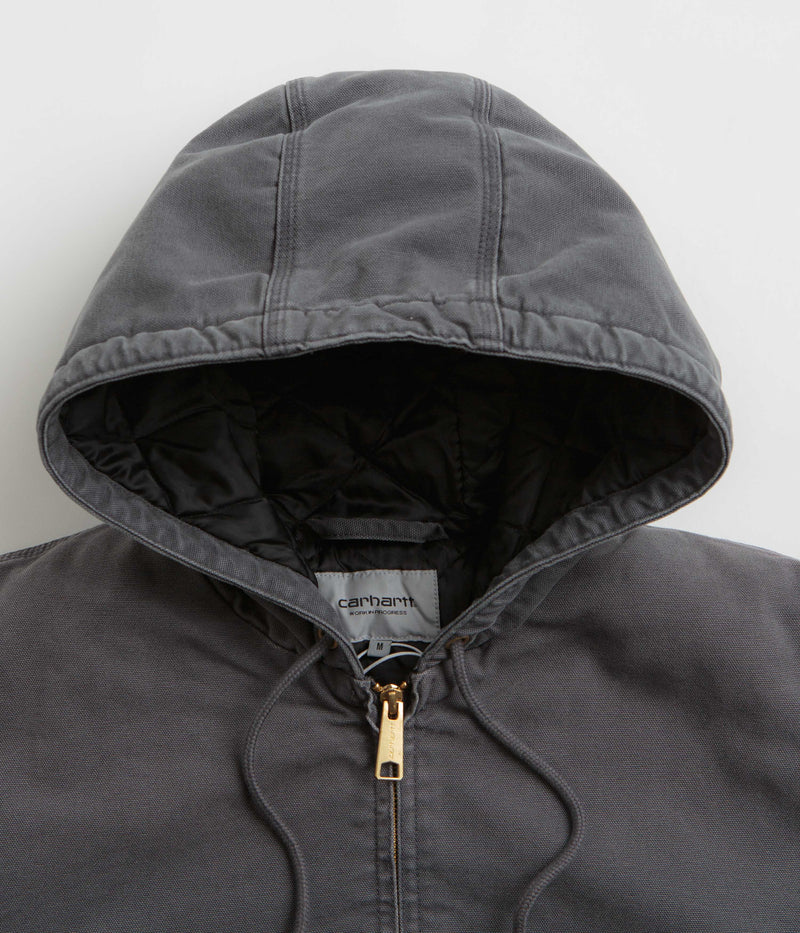 Carhartt OG Active Jacket in Graphite Stone Canvas
