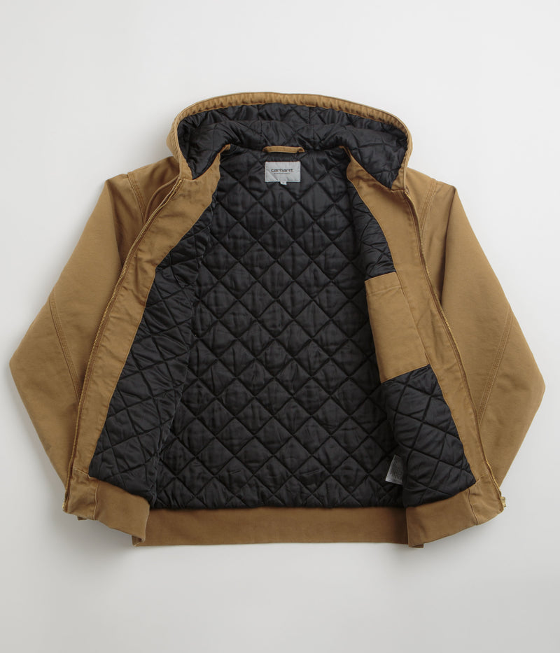 Carhartt OG Active Jacket in Hamilton Brown Stone Canvas