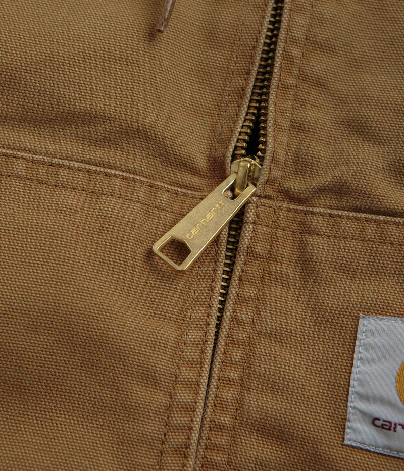 Carhartt OG Active Jacket in Hamilton Brown Stone Canvas