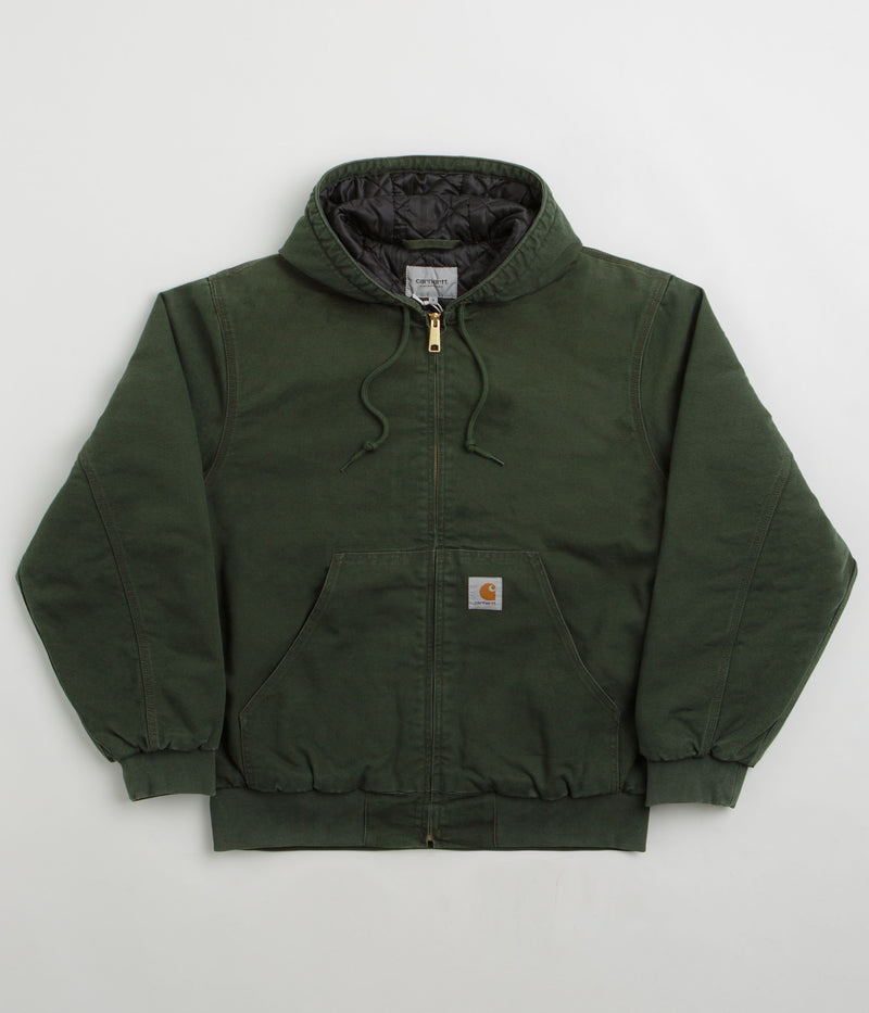 Carhartt OG Active Jacket in Olive Stone Canvas