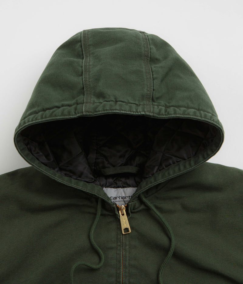 Carhartt OG Active Jacket in Olive Stone Canvas
