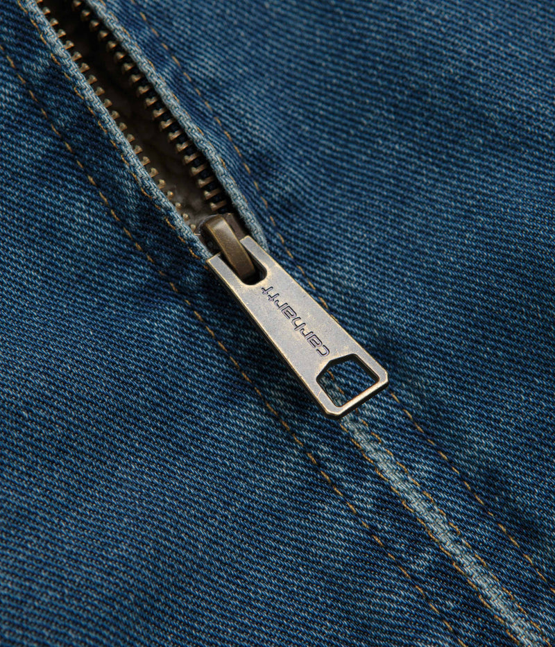 Carhartt OG Detroit Jacket in Blue and Dusty Hamilton Brown Dark Wash