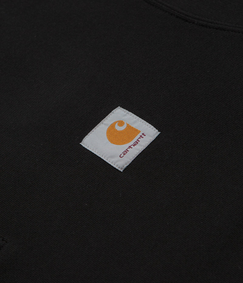 Carhartt Polo Sweatshirt in Black