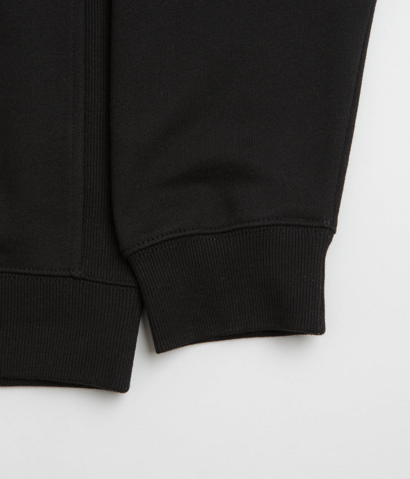 Carhartt Polo Sweatshirt in Black