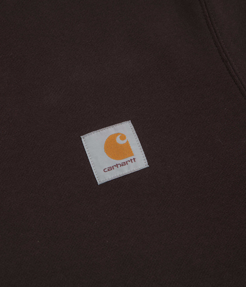 Carhartt Polo Sweatshirt in Palisander