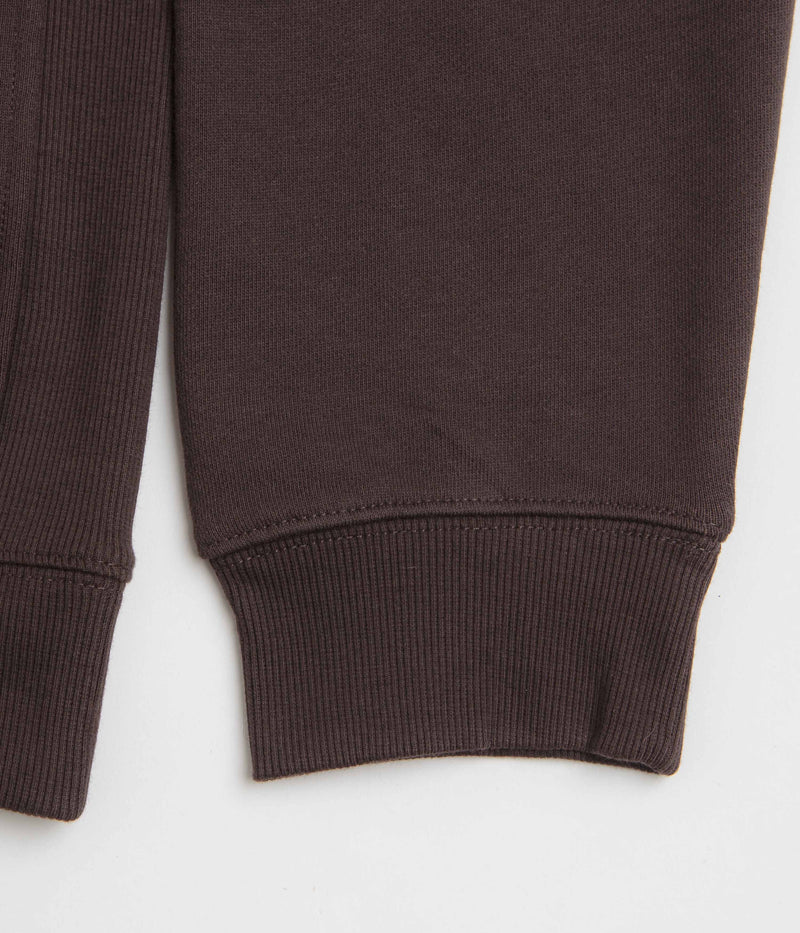 Carhartt Polo Sweatshirt in Palisander
