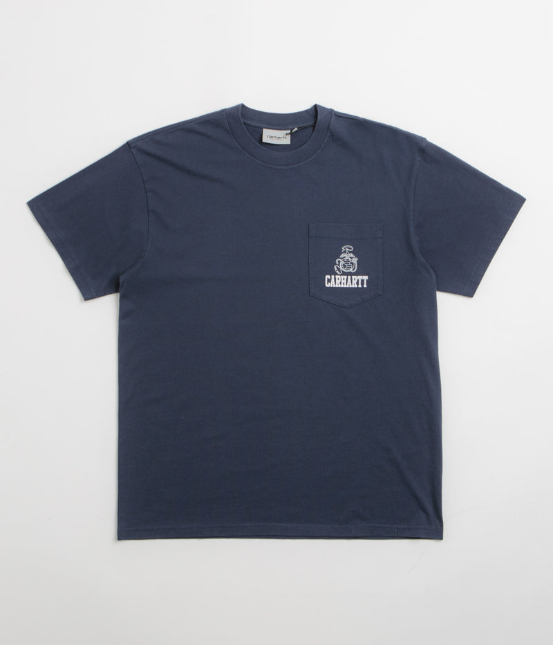 Carhartt Pond Corps Pocket T-Shirt in Blue