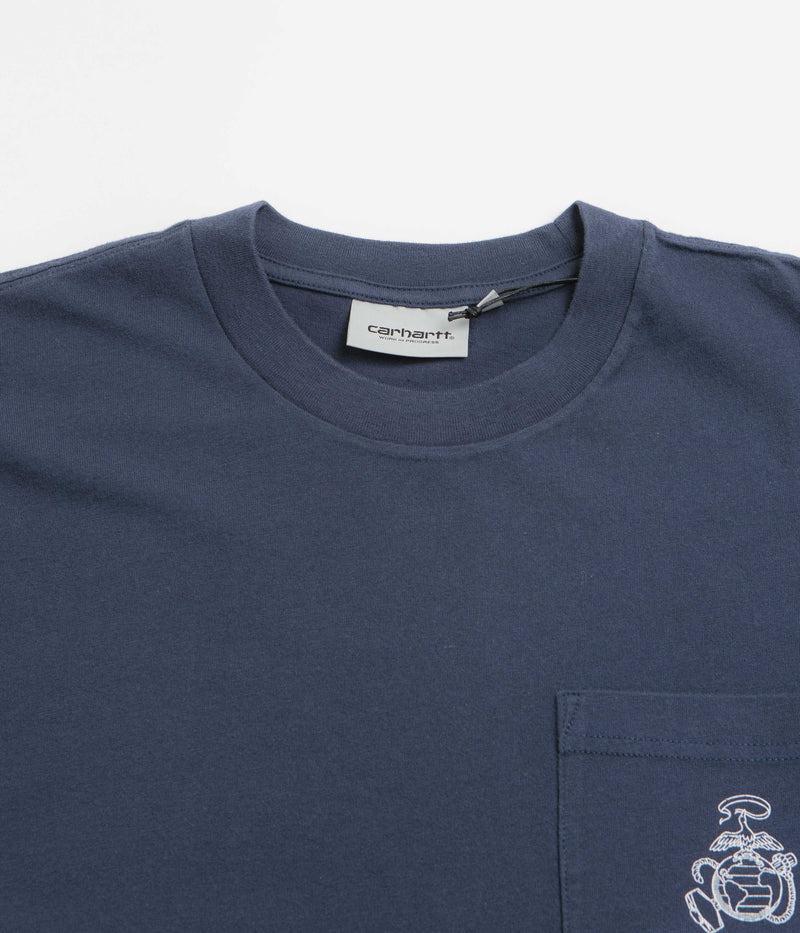 Carhartt Pond Corps Pocket T-Shirt in Blue
