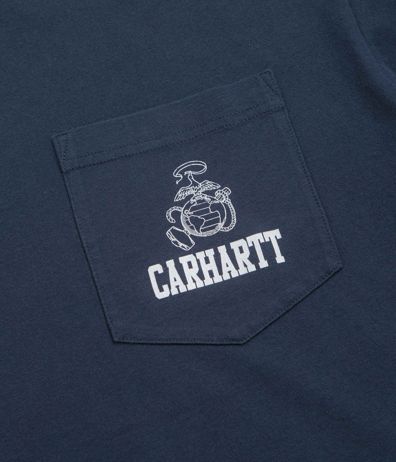 Carhartt Pond Corps Pocket T-Shirt in Blue