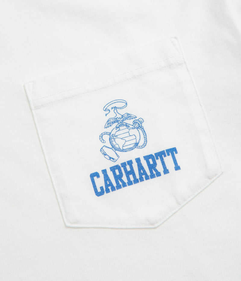Carhartt Pond Corps Pocket T-Shirt in White