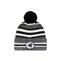 CAROLINA PANTHERS NFL SIDELINE HOME COLD WEATHER SPORT KNIT BLACK/WHITE