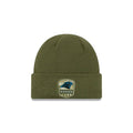 CAROLINA PANTHERS SALUTE TO SERVICE CUFF KNIT GREEN/TEAL