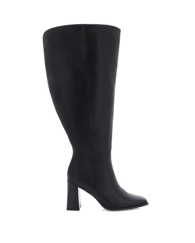 CASTON EXTENDED CURVE - BLACK-Boots-Billini-Billini
