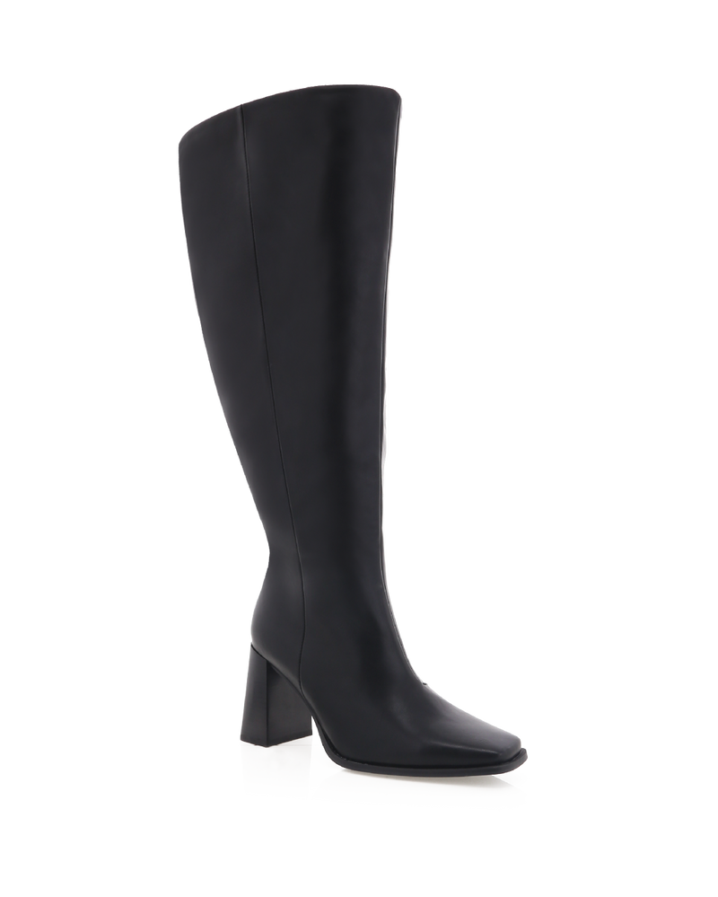 CASTON EXTENDED CURVE - BLACK-Boots-Billini-Billini