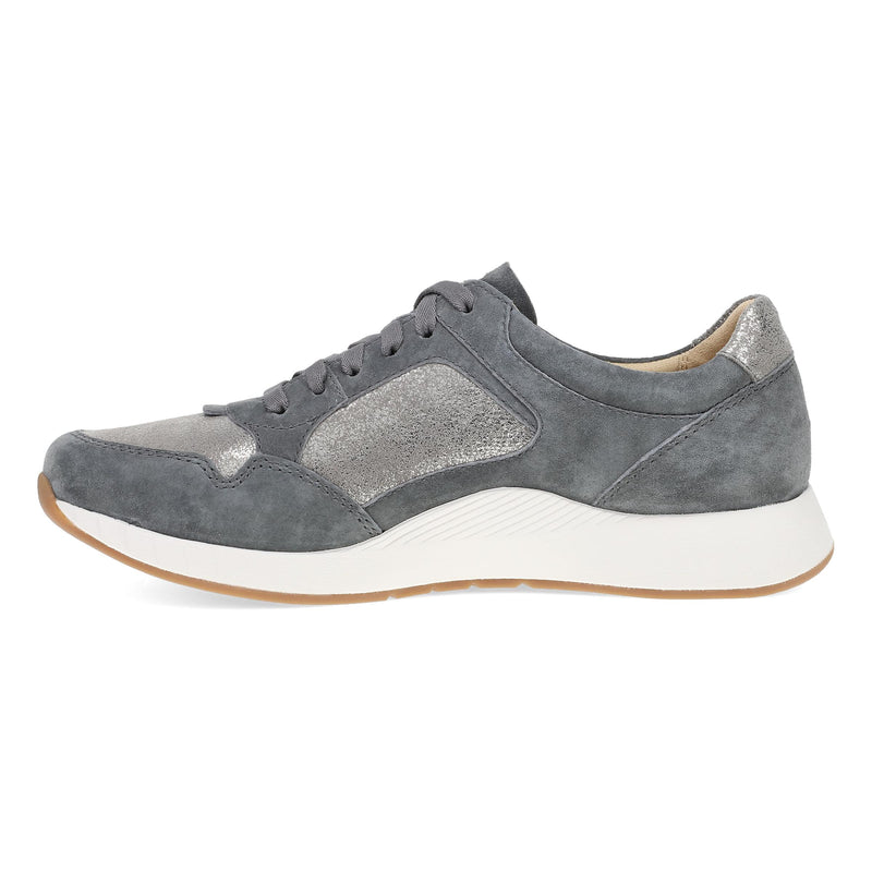 Side image of Catie Grey/Pewter Leather