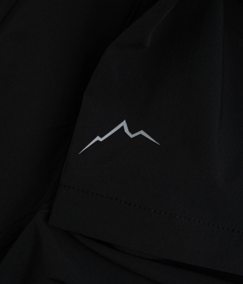 Cayl Nylon Limber Shorts in Black