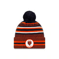 CHICAGO BEARS OFFICIAL NFL SIDELINE HOME COLD WEATHER SPORT KNIT ORANGE/BLUE