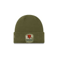 CHICAGO BEARS SALUTE TO SERVICE CUFF KNIT GREEN/ORANGE
