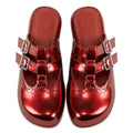 Chrome Crush Crimson Women's Mary Jane Clogs