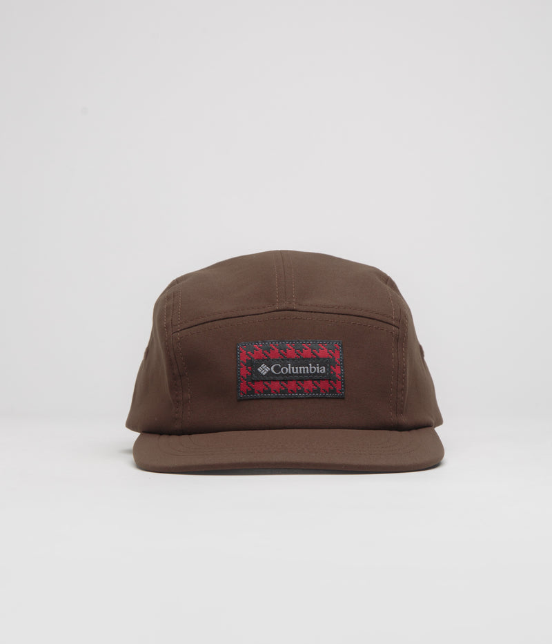 Columbia Creek Side 5 Panel Cap in Tobacco and Houndstooth Patch